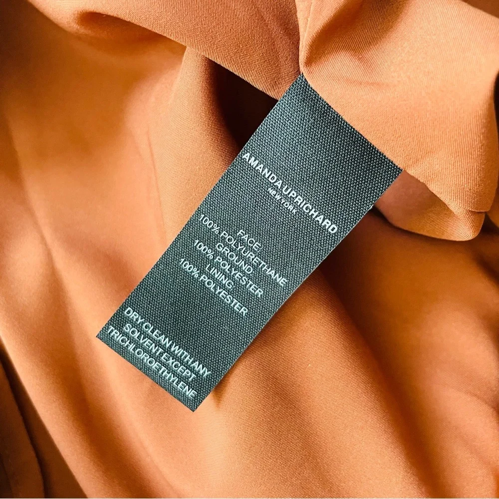 NWOT Amanda Uprichard MEDIUM Ginger vest and skirt set in Chestnut